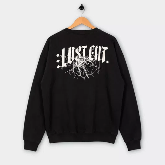 Moletom Careca Lost Ent. Glow Preto