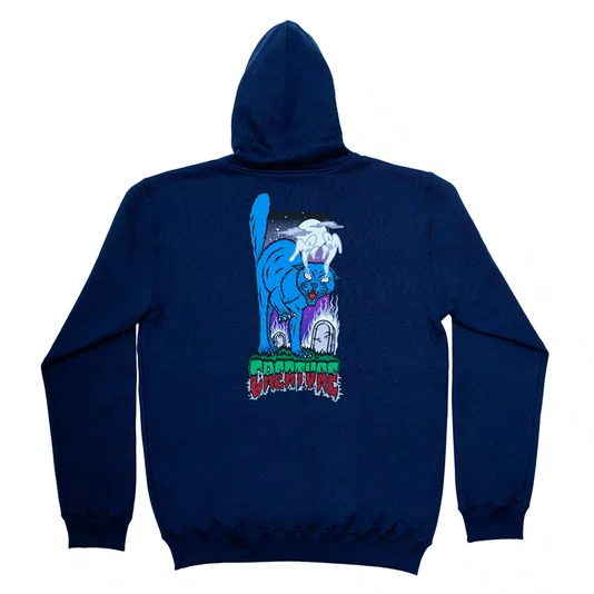 Moletom Creature Stubbs Cat Azul Marinho