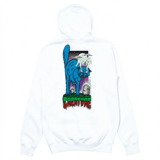 Moletom Creature Stubbs Cat Branco