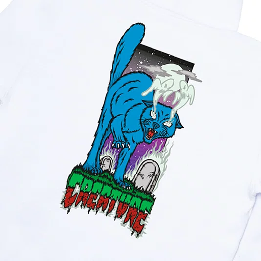 Moletom Creature Stubbs Cat Branco