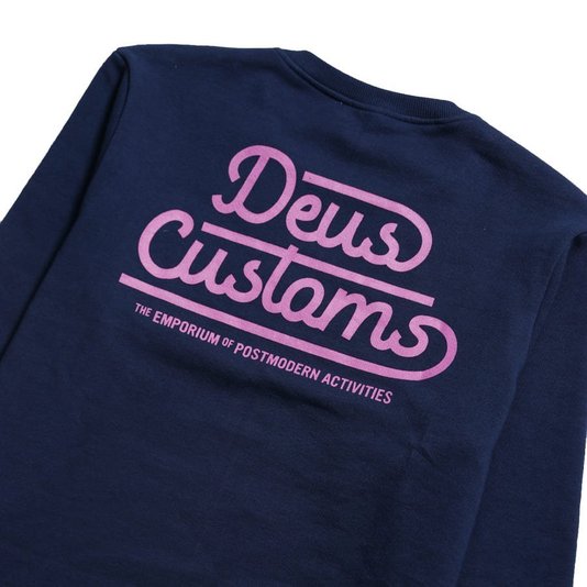 Moletom Deus Ex Machina Well-Being Azul Marinho