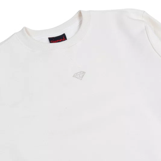 Moletom Diamond Brilliant Crewneck Creme