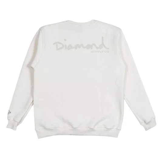 Moletom Diamond Brilliant Crewneck Creme