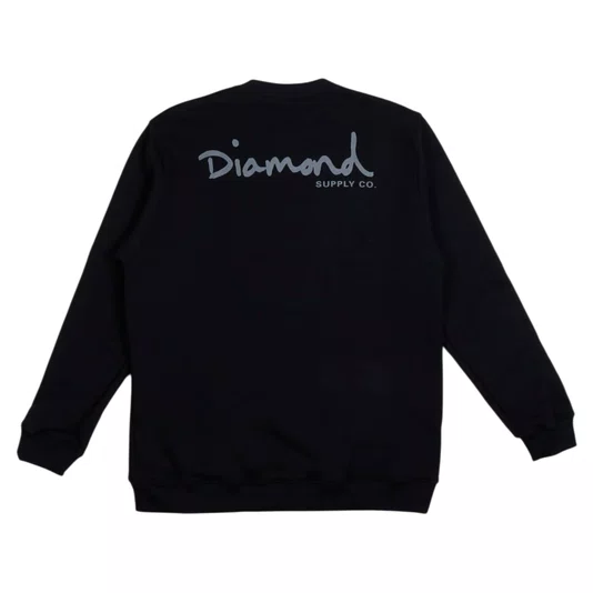 Moletom Diamond Brilliant Crewneck Preto
