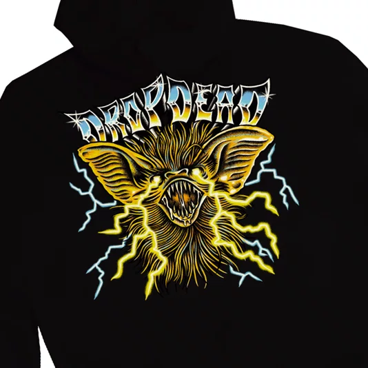 Moletom Drop Dead Awake Hood Preto