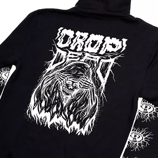 Moletom Drop Dead Discover Preto