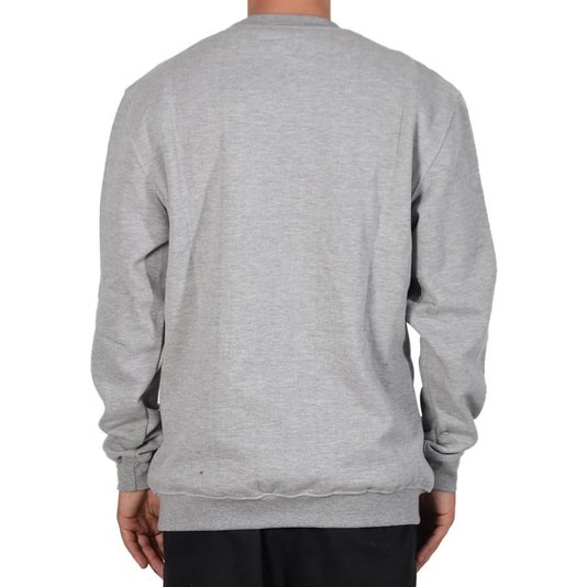 Moletom Grizzly Og Bear Crewneck Cinza Mescla