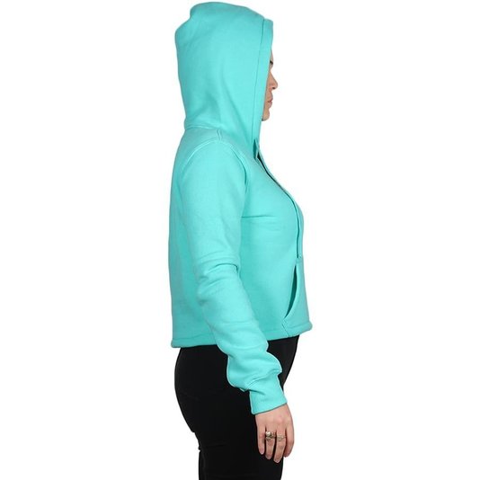 Moletom Grizzly Og Bear Hoodie Cropped Verde Agua
