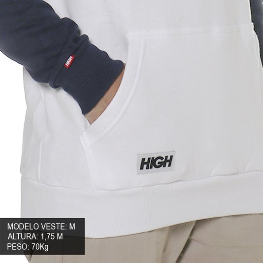 Moletom High Company Big Patch Branco