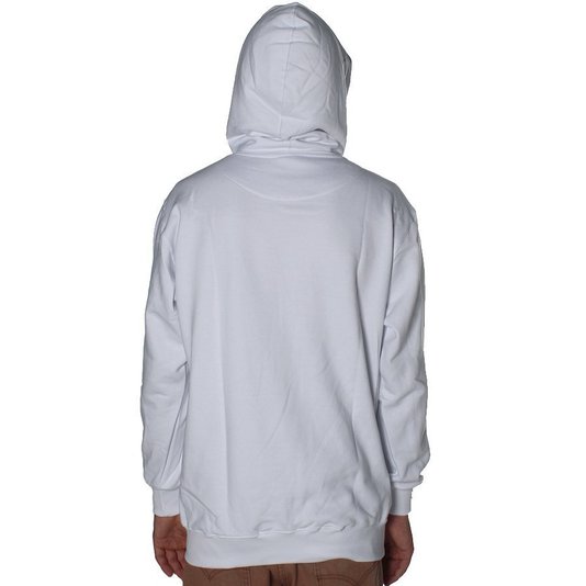 Moletom High Company Logo Branco/Rosa