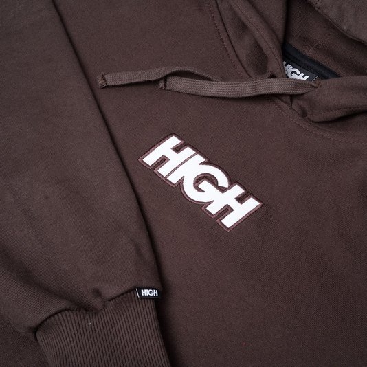 Moletom High Hoodie Logo Marrom