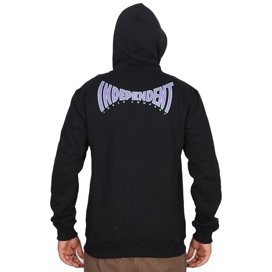 Moletom Independent Spanning Zip Preto