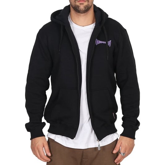 Moletom Independent Spanning Zip Preto