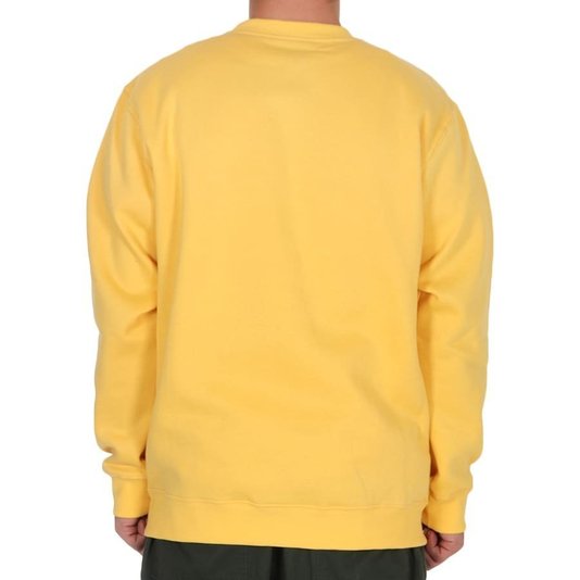 Moletom Lakai Careca Basic Amarelo