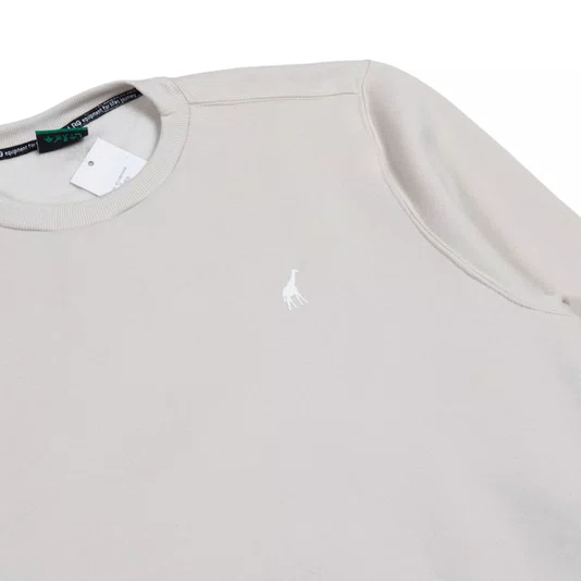 Moletom Lrg Careca 47 Crew Fleece Areia