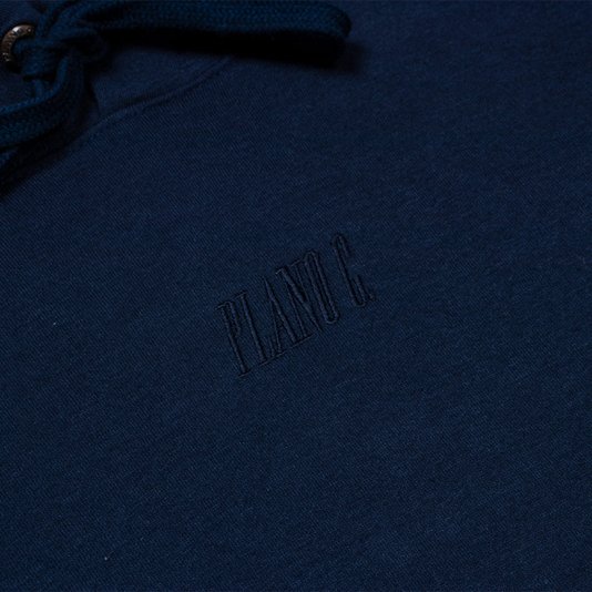 Moletom Plano C. Hoodie Logo Azul Marinho