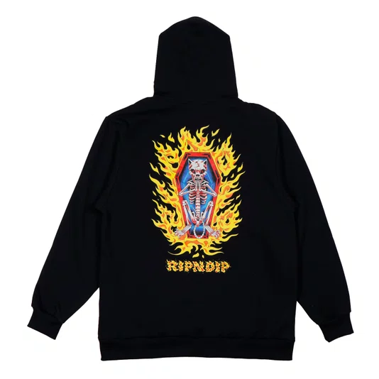 Moletom Ripndip Burn In Heck Preto