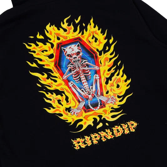 Moletom Ripndip Burn In Heck Preto