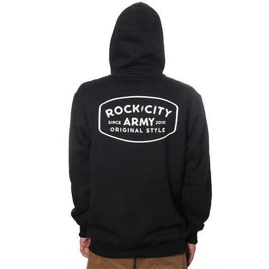 Moletom Rock City Army Original Style Preto
