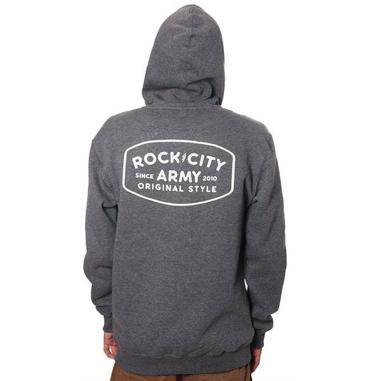 Moletom Rock City Army Original Style Preto Mescla