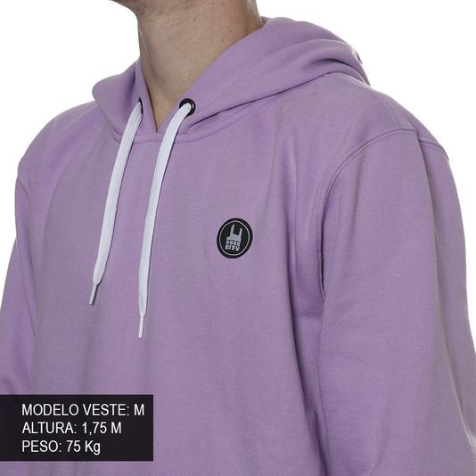 Moletom Rock City Mini Icon Masculino Roxo
