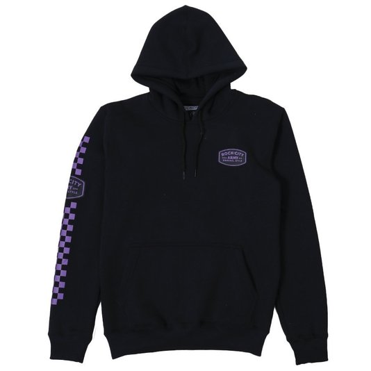 Moletom Rock City Original Style Preto/Roxo
