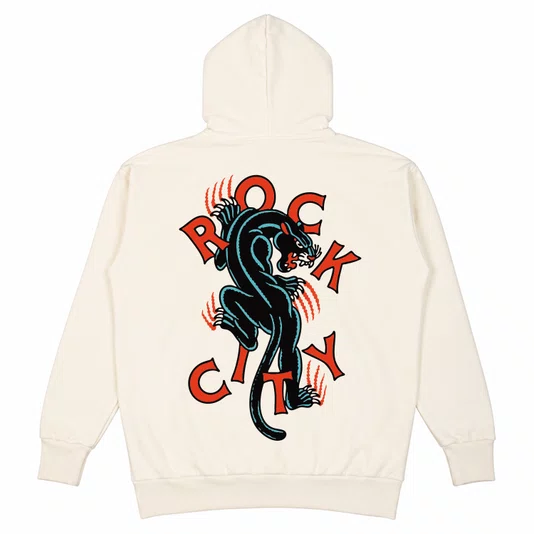 Moletom Rock City Pantera Marchioros Premium 3 Cabos Off White