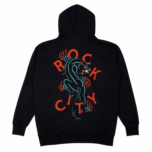 Moletom Rock City Pantera Marchioros Premium 3 Cabos Preto