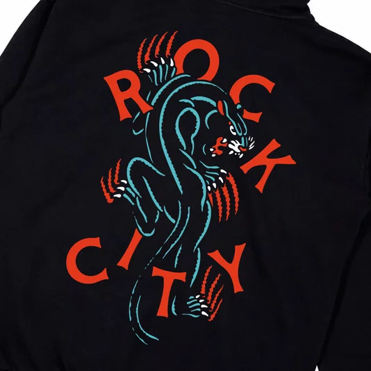 Moletom Rock City Pantera Marchioros Premium 3 Cabos Preto