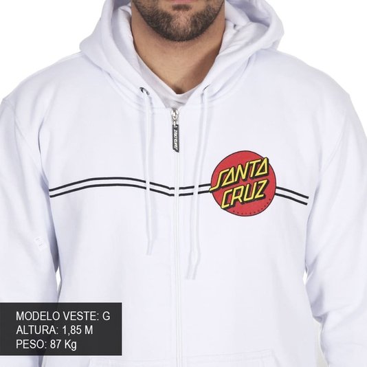 Moletom Santa Cruz Classic Branco