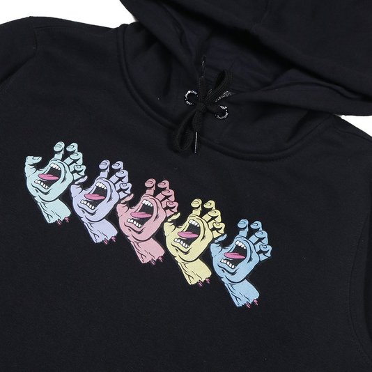 Moletom Santa Cruz Five Hands Feminino Preto