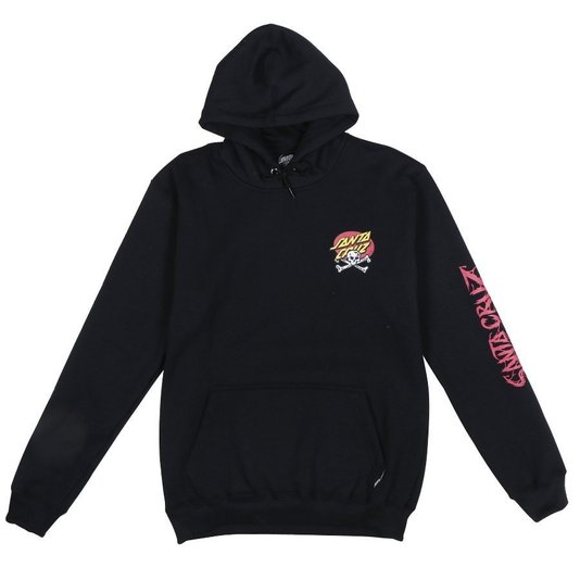 Moletom Santa Cruz Meek Og Slasher Hand Canguru Preto