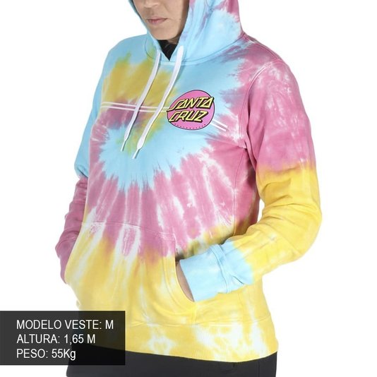 Moletom Santa Cruz Other Dot Especial Feminino Tie Dye