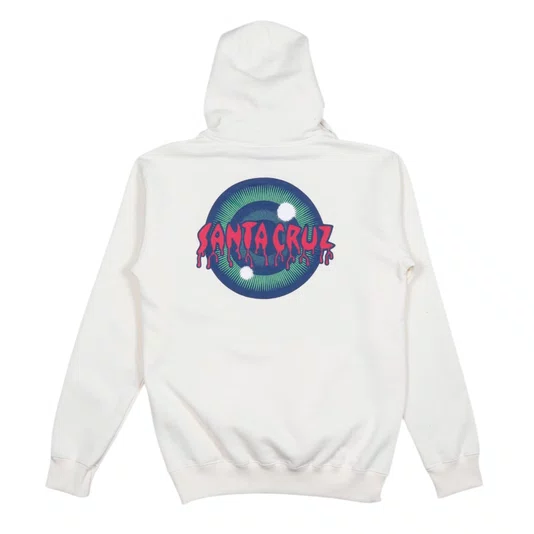 Moletom Santa Cruz Roskopp Iris Hood Off White