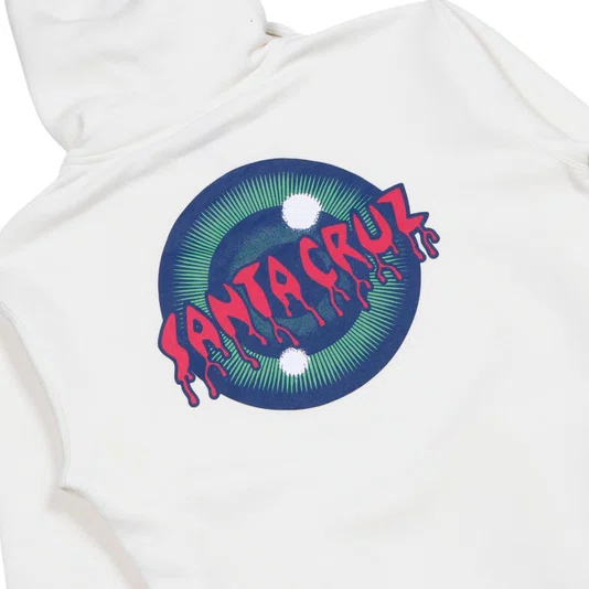 Moletom Santa Cruz Roskopp Iris Hood Off White