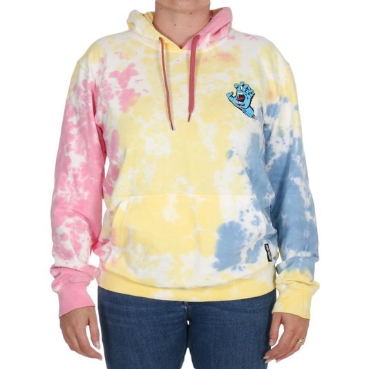 Moletom Santa Cruz Screaming Hand Especial Canguru Tie Dye