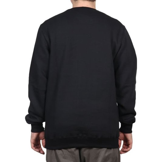 Moletom Santa Cruz Screaming Hand Front Crew Preto