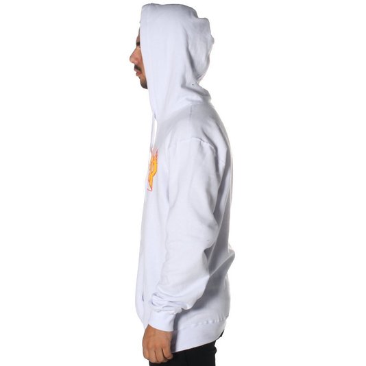 Moletom Thrasher Magazine Logo Flame Branco