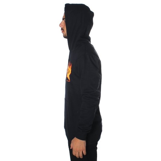 Moletom Thrasher Magazine Logo Flame Preto