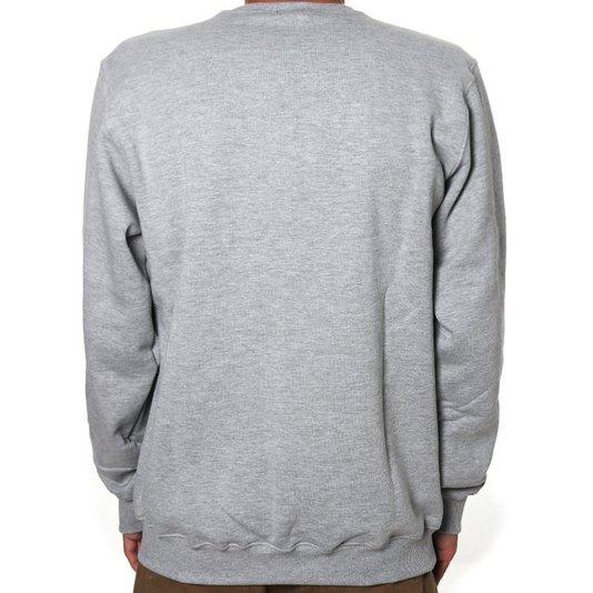 Moletom Thrasher Magazine Flame Logo Careca Mescla/Laranja