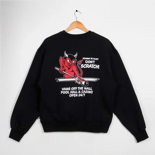 Moletom Vans Classic Crew Ii Preto