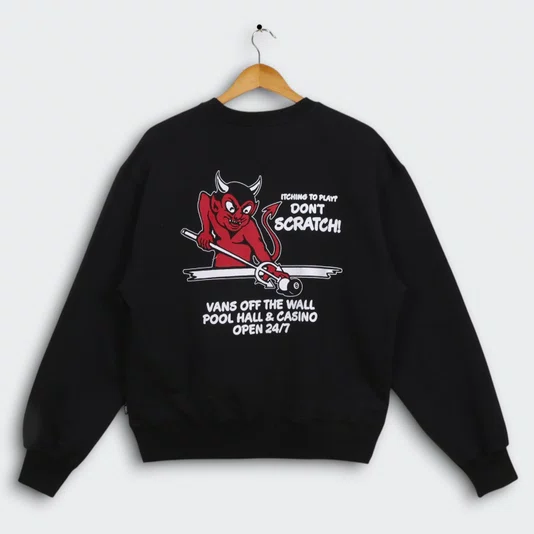 Moletom Vans Classic Crew Ii Preto