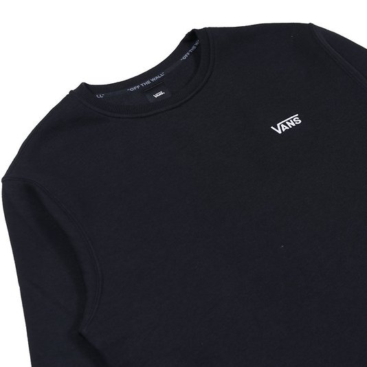 Moletom Vans Core Basic Crew Fleece Preto