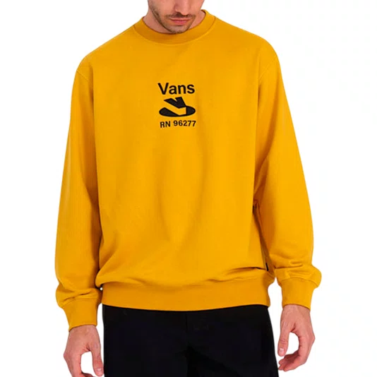 Moletom Vans Elevated Crew Amarelo