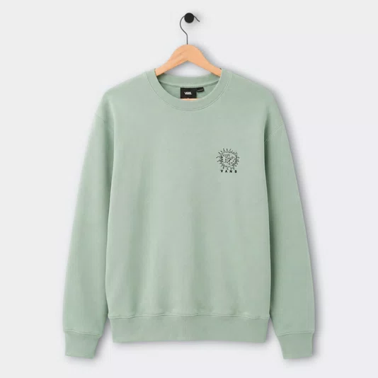 Moletom Vans Expand Visions Bloussant Crew Verde