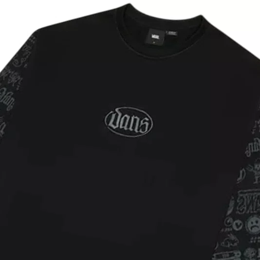 Moletom Vans Mixed Lot Crew Preto