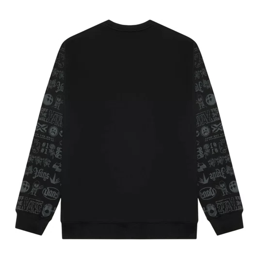 Moletom Vans Mixed Lot Crew Preto