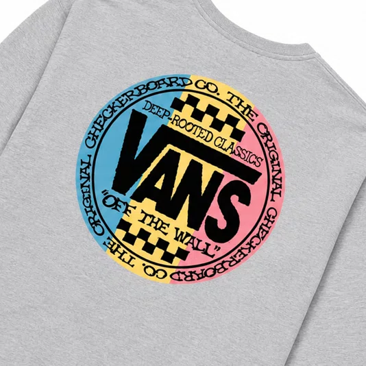 Moletom Vans Retro Co Crew Cinza Mescla