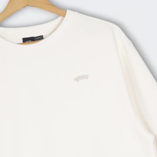 Moletom Vans Salton Crew Neck Fleece Off White