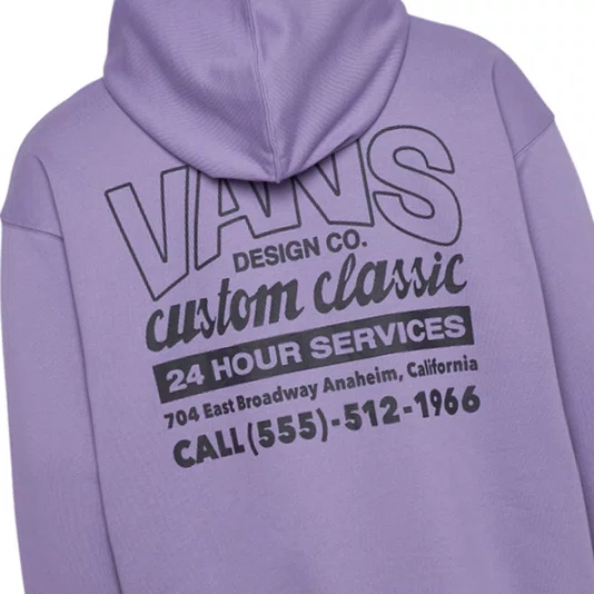 Moletom Vans Shop Front Pull Lilas